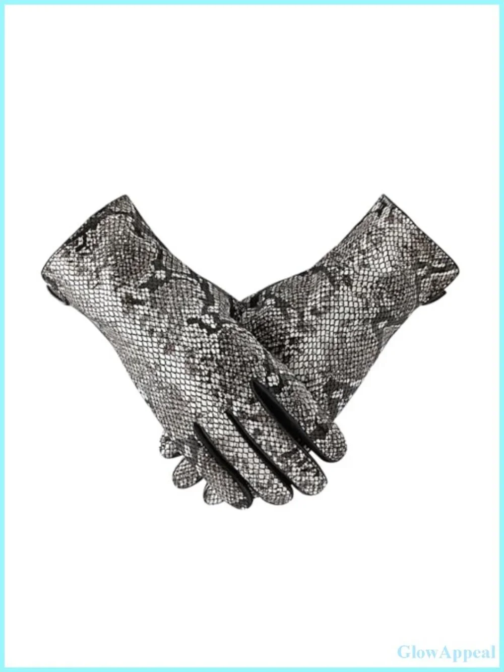 Genuine Lambskin Leather Gloves Cashmere Lined Touchscreen Compatible One Size